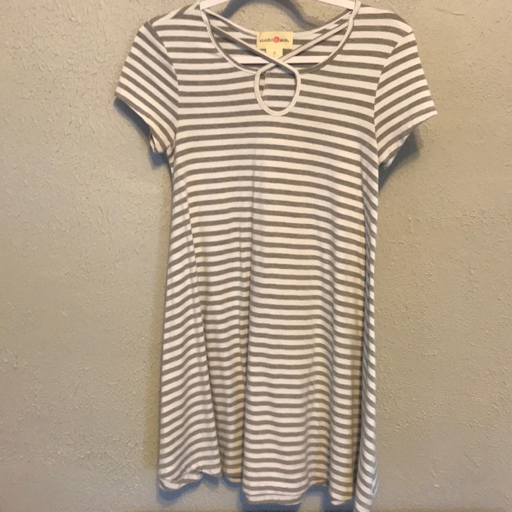 Small Striped Tshirt Dress